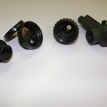Samples of unscrewing molds processing