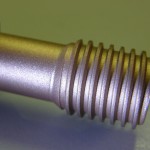 Sample of processing molds for threads